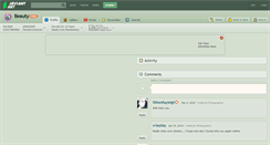 Desktop Screenshot of beauty.deviantart.com