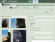 Tablet Screenshot of dolmheon.deviantart.com