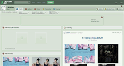 Desktop Screenshot of licuma.deviantart.com