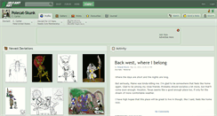 Desktop Screenshot of polecat-skunk.deviantart.com