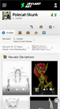 Mobile Screenshot of polecat-skunk.deviantart.com
