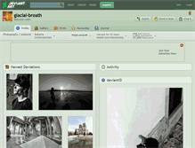Tablet Screenshot of glacial-breath.deviantart.com