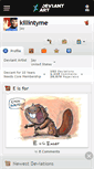 Mobile Screenshot of killintyme.deviantart.com