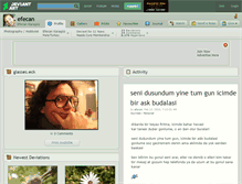 Tablet Screenshot of efecan.deviantart.com