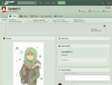 Tablet Screenshot of candle012.deviantart.com