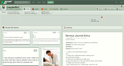 Desktop Screenshot of crazymuffin7.deviantart.com