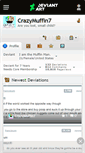 Mobile Screenshot of crazymuffin7.deviantart.com