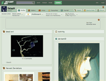 Tablet Screenshot of fataan.deviantart.com
