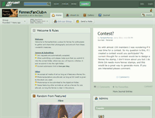 Tablet Screenshot of fennecfanclub.deviantart.com