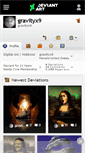 Mobile Screenshot of gravityx9.deviantart.com