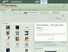 Tablet Screenshot of draco-valdramer.deviantart.com