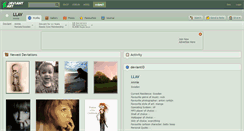 Desktop Screenshot of llav.deviantart.com