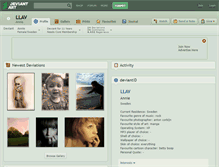 Tablet Screenshot of llav.deviantart.com