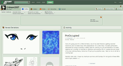Desktop Screenshot of crimson2007.deviantart.com