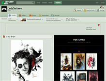 Tablet Screenshot of ladycerbero.deviantart.com