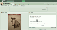 Desktop Screenshot of my-lady-ginger.deviantart.com