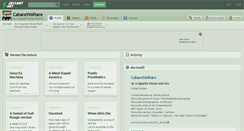 Desktop Screenshot of cabaretvolitare.deviantart.com