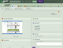 Tablet Screenshot of lvgrad09.deviantart.com