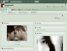 Tablet Screenshot of darkshine00.deviantart.com