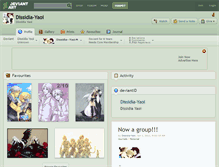 Tablet Screenshot of dissidia-yaoi.deviantart.com