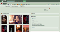 Desktop Screenshot of klemola.deviantart.com