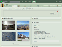Tablet Screenshot of p-dub-art.deviantart.com