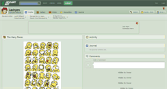 Desktop Screenshot of lachyen.deviantart.com
