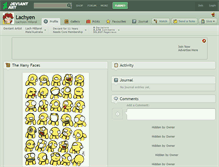 Tablet Screenshot of lachyen.deviantart.com