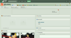 Desktop Screenshot of belly-slasher.deviantart.com