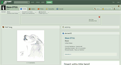 Desktop Screenshot of blaze-dtgg.deviantart.com