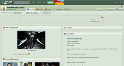 Desktop Screenshot of heroportraitstudio.deviantart.com