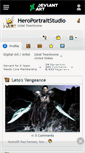 Mobile Screenshot of heroportraitstudio.deviantart.com