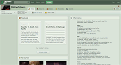 Desktop Screenshot of dn-fanfiction.deviantart.com