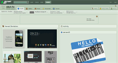 Desktop Screenshot of mitch-94.deviantart.com