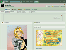 Tablet Screenshot of kasumicc.deviantart.com