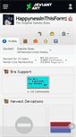 Mobile Screenshot of happynessinthisform.deviantart.com