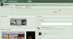 Desktop Screenshot of crocface.deviantart.com