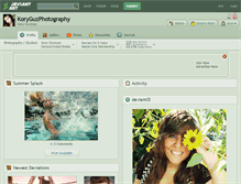 Tablet Screenshot of koryguzphotography.deviantart.com