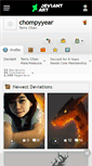 Mobile Screenshot of chompyyear.deviantart.com