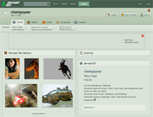 Tablet Screenshot of chompyyear.deviantart.com