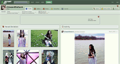 Desktop Screenshot of chloeandthehawk.deviantart.com
