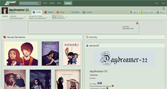 Desktop Screenshot of daydreamer-22.deviantart.com