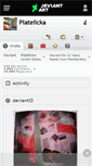 Mobile Screenshot of platelicka.deviantart.com