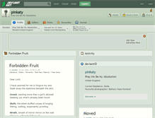 Tablet Screenshot of pinkaty.deviantart.com