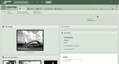 Desktop Screenshot of littlewings.deviantart.com