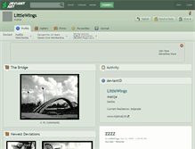 Tablet Screenshot of littlewings.deviantart.com