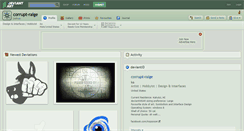Desktop Screenshot of corrupt-raige.deviantart.com
