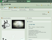 Tablet Screenshot of corrupt-raige.deviantart.com