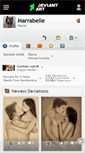 Mobile Screenshot of marrabelle.deviantart.com