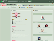 Tablet Screenshot of anti-sakura-fc.deviantart.com